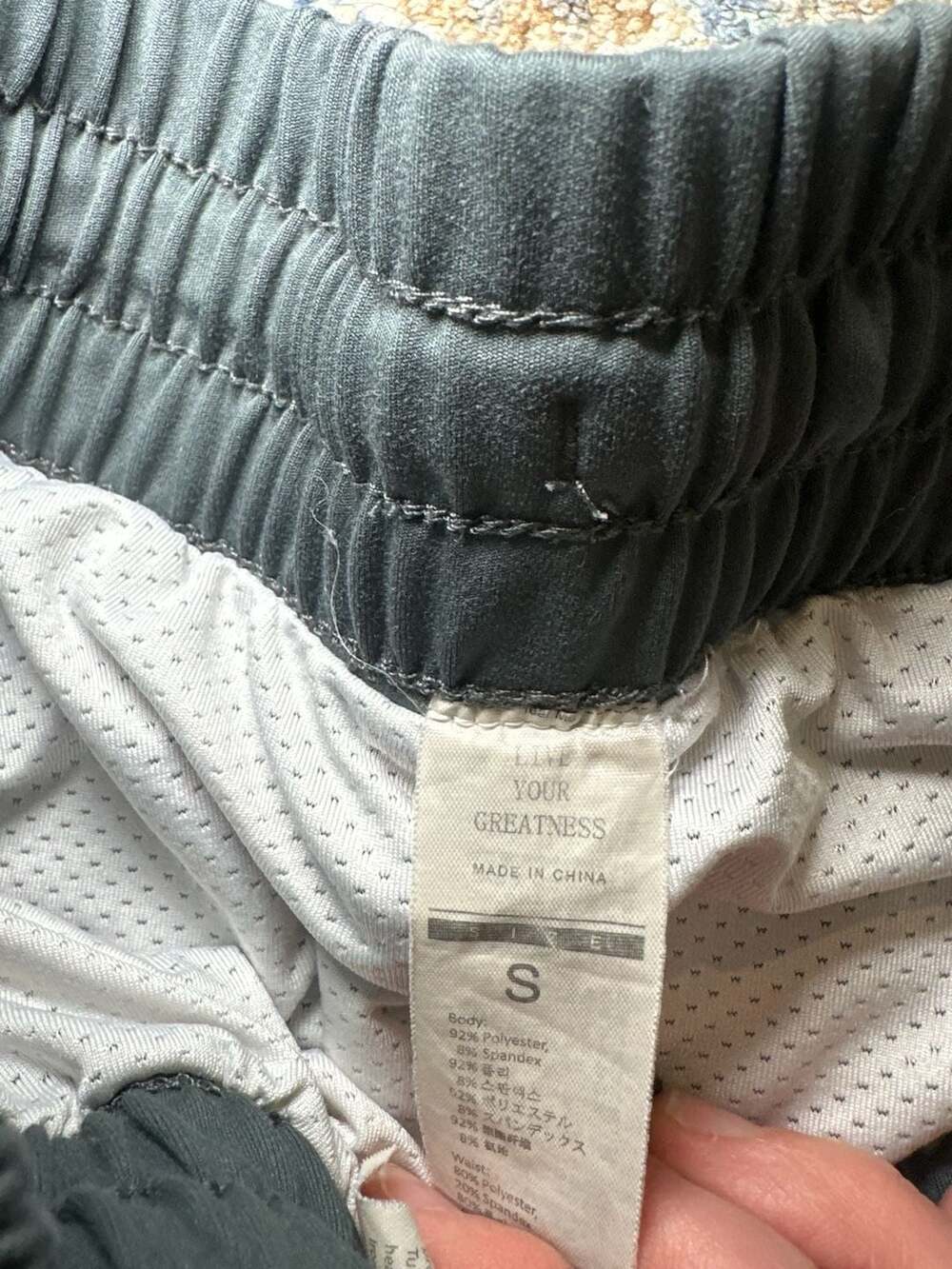 Target JoyLab Women's High-Rise Zipped Pocket Athletic Shorts Charcoal Grey Size - Picture 2 of 4